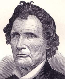 Thaddeus Stevens, engraving, detail