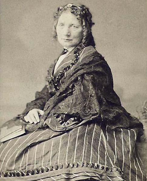 Harriet Beecher Stowe, photograph, circa 1850