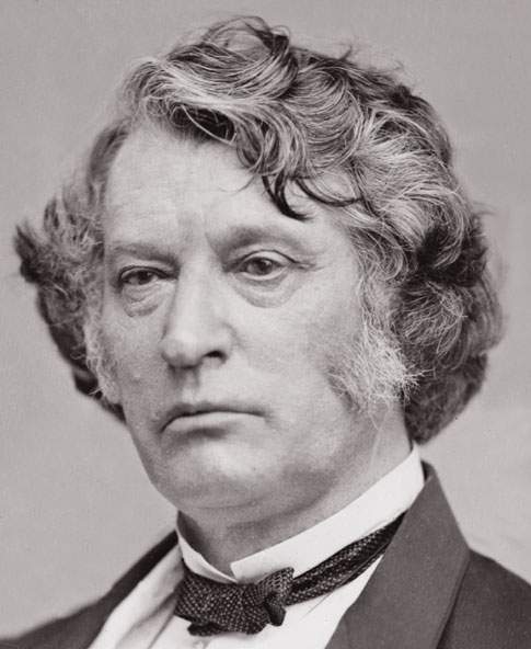 Charles Sumner, portrait by Brady