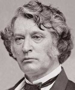 Charles Sumner, portrait by Brady, detail