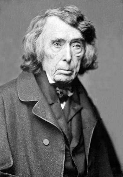 Roger Brooke Taney, circa 1860, Brady image, portrait size, seated