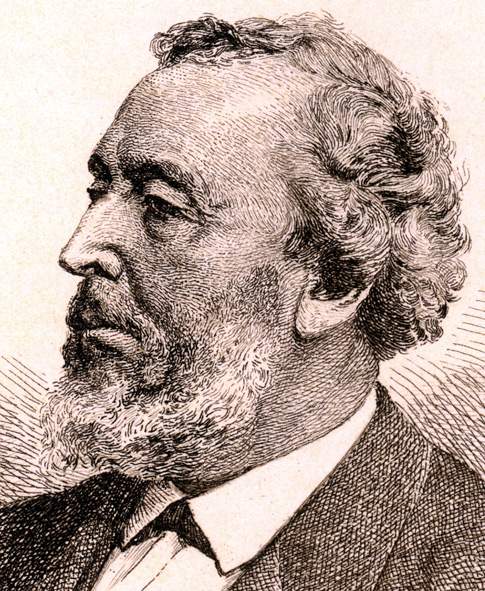 Bayard Taylor, engraving
