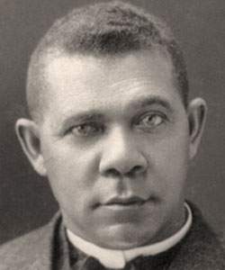 Booker Taliaferro Washington, photograph, circa 1903, detail