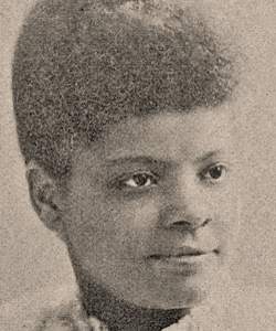 Ida Bell Wells-Barnett, circa 1885, detail