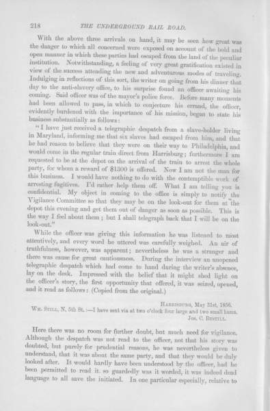 Joseph C. Bustill to William Still, May 31, 1856