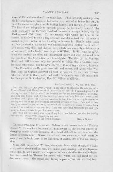 Hiram Wilson to William Still, June 28, 1855