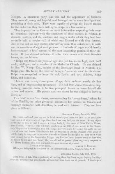 James H. Forman to William Still, June 5, 1856
