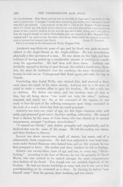 James H. Forman to William Still, July 24, 1856 (Page 2)