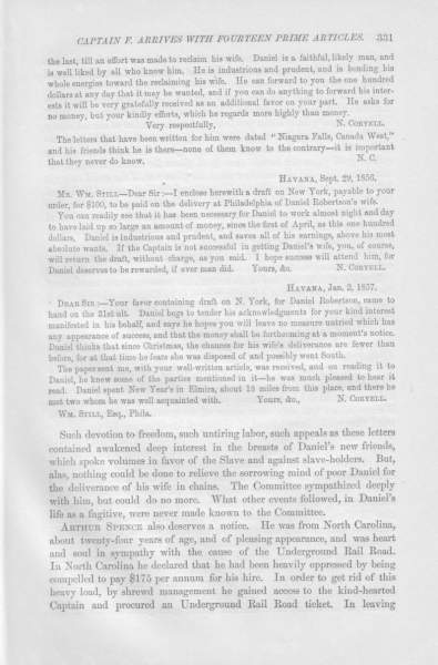 Mr. N. Coryell to William Still, January 2, 1857