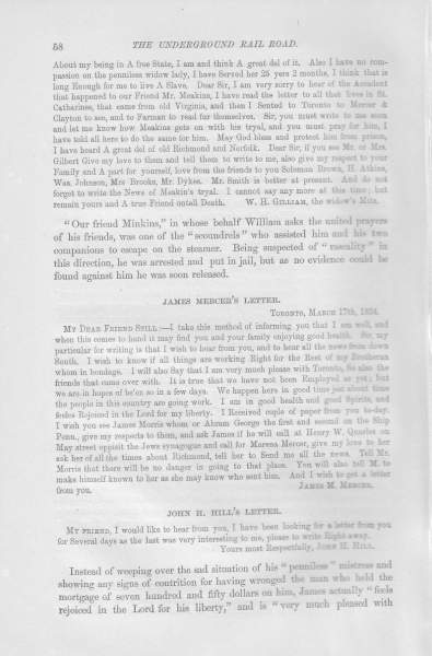 William Henry Gilliam to William Still, May 15, 1854 (Page 2)