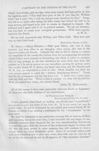 Anna H. Richardson to William Still, May 3, 1860 (Page 3)