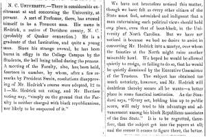 “N. C. University,” Fayetteville (NC) Observer, October 13, 1856