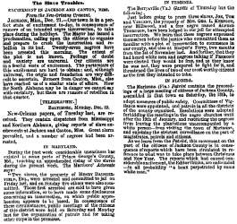 “The Slave Troubles,” New York Times, December 30, 1856