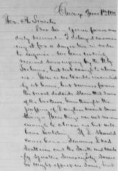 Norman Buel Judd to Abraham Lincoln, June 1, 1858 (Page 1)