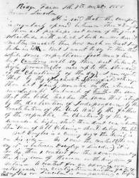 Abraham Smith to Abraham Lincoln, July 20, 1858 (Page 1)