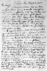Schuyler Colfax to Abraham Lincoln, August 25, 1858 (Page 1)