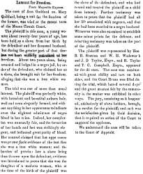 “Lawsuit for Freedom,” Ripley (OH) Bee, September 4, 1858