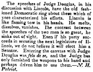 “Untitled,” (Montpelier) Vermont Patriot, September 24, 1858