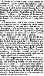 “Rescuing a Fugitive Slave,” Charleston (SC) Mercury, December 14, 1858