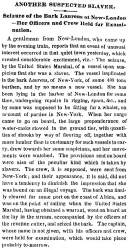 “Another Suspected Slaver,” New York Times, January 21, 1859