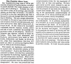 “The Fugitive Slave Law,” New York Times, March 4, 1859 (Page 1)