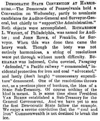  “Democratic State Convention at Harrisburg,” New York Times, March 19, 1859
