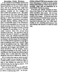 “Disturbing Public Meeting,” New York Times, May 14, 1859