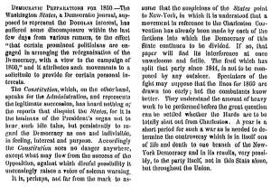 “Democratic Preparations for 1860,” New York Times, May 17, 1859