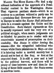“Making Too Much Haste,” New York Times, May 21, 1859