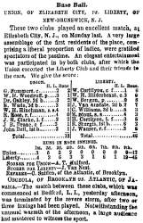 “Base Ball,” New York Times, July 14, 1859