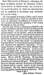 “Open Declaration of Hostilities,” Charleston (SC) Mercury, August 31, 1859
