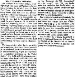“The Presidential Malaprop,” New York Times, September 7, 1859