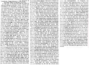 “Northern Impertinences with Regard to the Late Affair at Harpers Ferry,” Richmond (VA) Dispatch, October 24, 1859