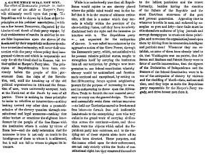 “A Game that will not Win,” Chicago (IL) Press and Tribune, October 31, 1859