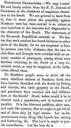 "Suspicious Characters," Fayetteville (NC) Observer, December 29, 1859