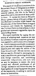 “Harper’s Ferry Outrage,” Charlestown (VA) Free Press, February 9, 1860