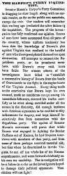 “The Harper’s Ferry Inquisition,” Chicago (IL) Press and Tribune, February 15, 1860