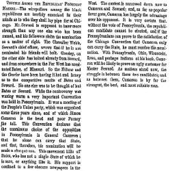 “Trouble among the Republican President Makers,” New York Herald, February 28, 1860