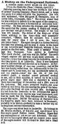 "A Mishap on the Underground Railroad," New York Herald, April 21, 1860