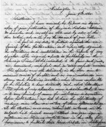 Stephen A. Douglas to Follett Foster & Company, June 9, 1860 (Page 1)
