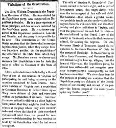 “Violations of the Constitution,” (Jackson) Mississippian, June 15, 1860