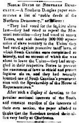 “Noble Deeds of Northern Democracy,” Atchison (KS) Freedom's Champion, June 23, 1860