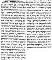 “Thirty Days From Now,” Chicago (IL) Press and Tribune, June 26, 1860