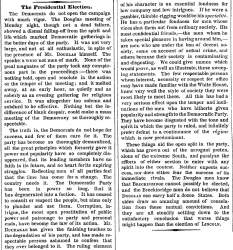 “The Presidential Election,” New York Times, July 4, 1860