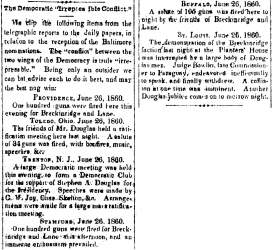 “The Democratic ‘Irrepressible Conflict,’” Atchison (KS) Freedom's Champion, July 7, 1860