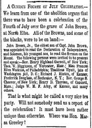“A Curious Fourth of July Celebration,” New York Herald, July 8, 1860