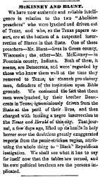 “McKinney and Blunt,” Chicago (IL) Press and Tribune, August 8, 1860