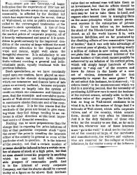 “Wall-Street and the Country,” New York Times, August 15, 1860
