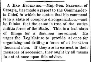 “A Bad Beginning,” New York Times, October 22, 1860