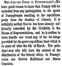 “Who are the Cooks in Pennsylvania?,” New York Herald, November 8, 1860